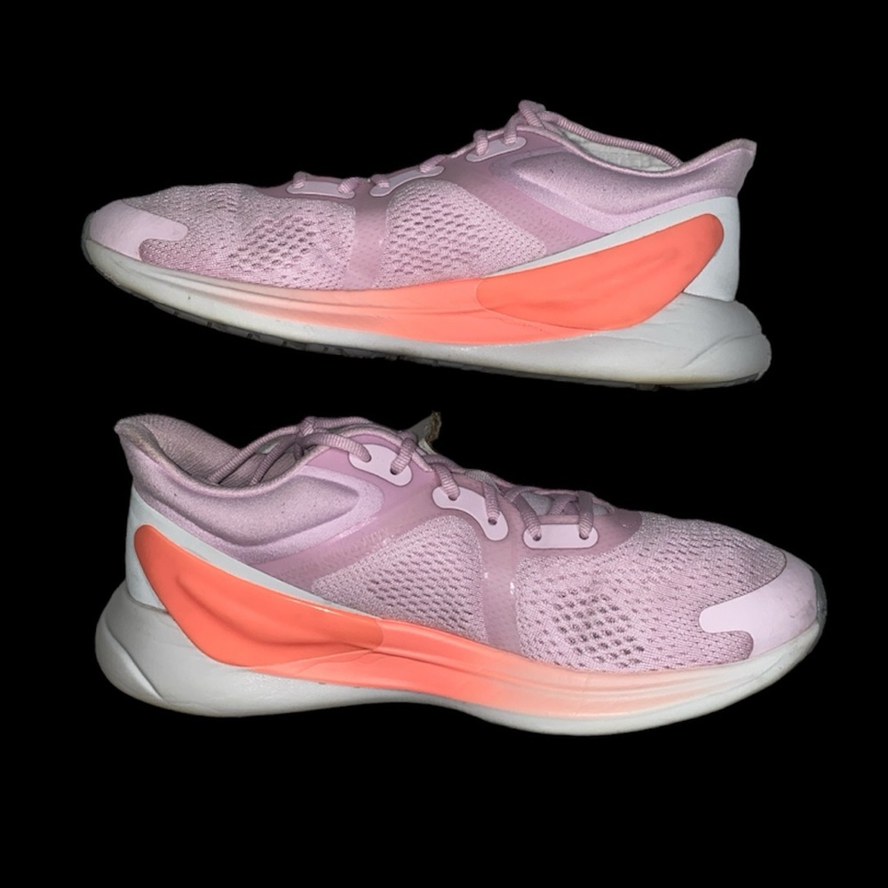 Lululemon BlissFeel Run Athletic Shoes Pink Peony/Sunset/Alpine White Si… - Picture 4 of 12